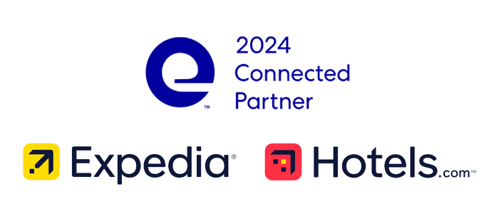 Logos connected partner Expedia