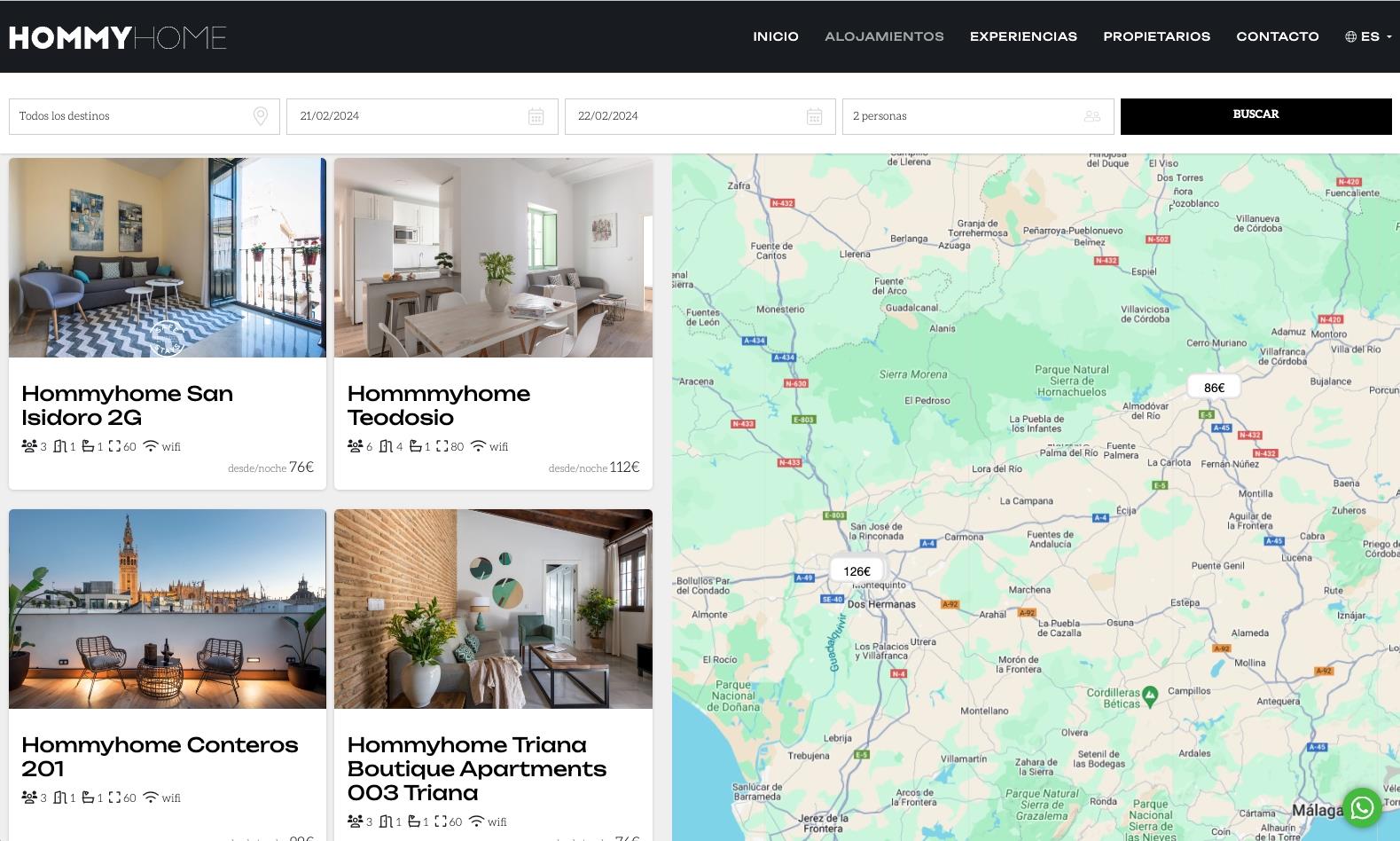 Alguns dels nostres projectes de disseny web per lloguer vacacional